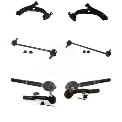 Front Control Arm And Ball Joint Tie Rod End Link Kit (8Pc) For 2014-2018 Mazda 3 Sport KTR-104450