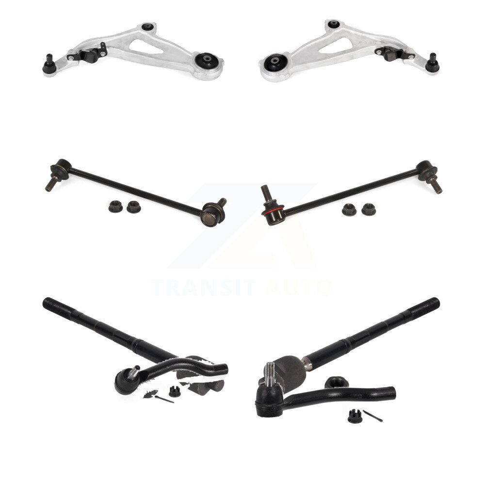Front Control Arm & Ball Joint Tie Rod End Link Kit (8Pc) For Nissan Pathfinder INFINITI KTR-104451