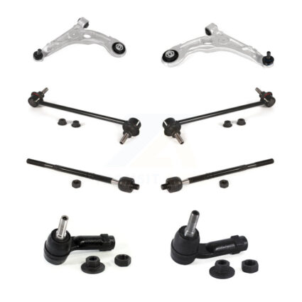 Front Control Arm Ball Joint Assembly Tie Rod End Link Kit (8Pc) For 2013-2016 Dodge Dart KTR-104464