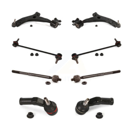 Front Suspension Control Arm Ball Joint Tie Rod End Link Kit (8Pc) For Volvo S40 V50 C70 KTR-104473
