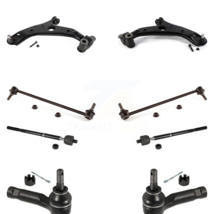 Front Control Arm Ball Joint Assembly Tie Rod End Link Kit (8Pc) For 2013-2016 Mazda CX-5 KTR-104480