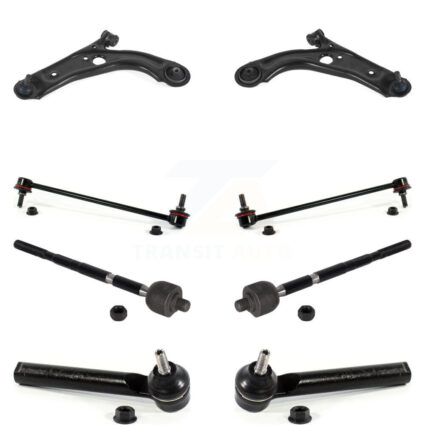 Front Control Arm Ball Joint Tie Rod End Link Kit (8Pc) For Fiat 500 Naturally Aspirated KTR-104481