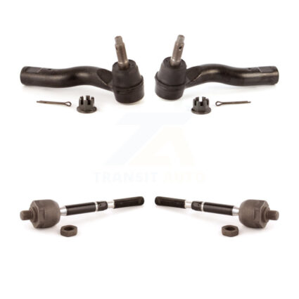 Front Outer & Inner Steering Tie Rod End Kit For Ford Fusion Lincoln MKZ Mercury Milan KTR-104965