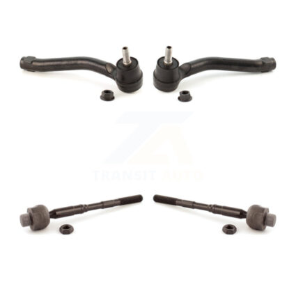 Front Outer & Inner Steering Tie Rod End Kit For Nissan Rogue Select KTR-104996