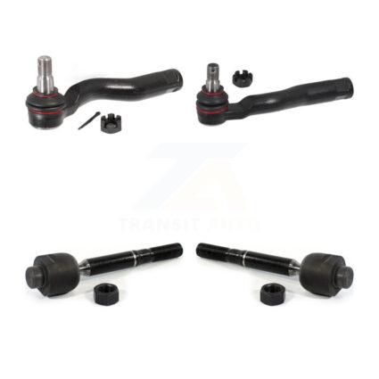 Front Outer & Inner Steering Tie Rod End Kit For Toyota Tundra Sequoia KTR-105012