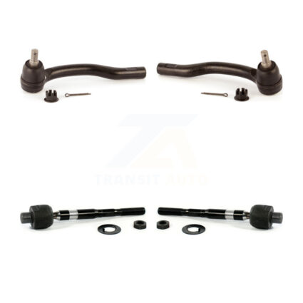 Front Outer & Inner Steering Tie Rod End Kit For 2009-2015 Honda Pilot KTR-105018