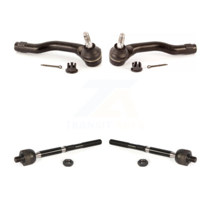 Front Outer & Inner Steering Tie Rod End Kit For 2011-2014 Mazda 2 KTR-105043