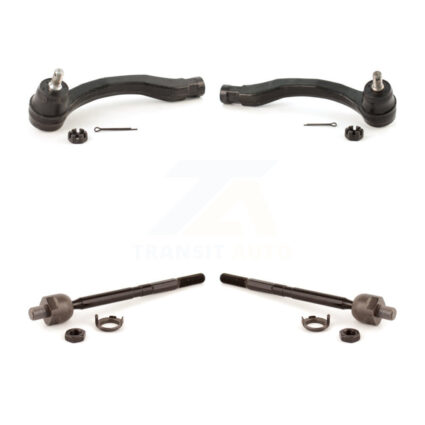 Front Outer & Inner Steering Tie Rod End Kit For 2009-2014 Honda Fit KTR-105046