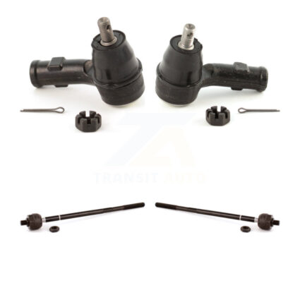 Front Outer & Inner Tie Rod End Kit For 2009-2011 Ford Focus With Fixed Ratio Steering KTR-105055