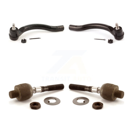 Front Outer & Inner Steering Tie Rod End Kit For Honda Accord Acura TSX KTR-105072