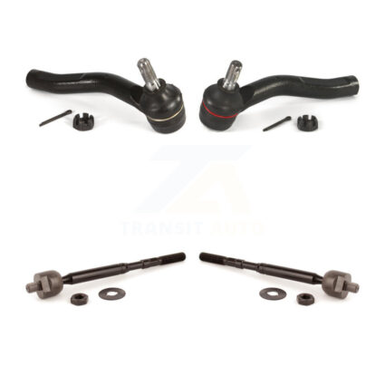 Front Outer & Inner Steering Tie Rod End Kit For 2006-2008 Toyota Yaris KTR-105085