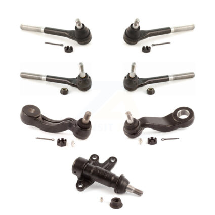 Front Inner Outer Tie Rod Pitman Idler Arm & Bracket Kit (7Pc) For K1500 Chevrolet GMC KTR-105103