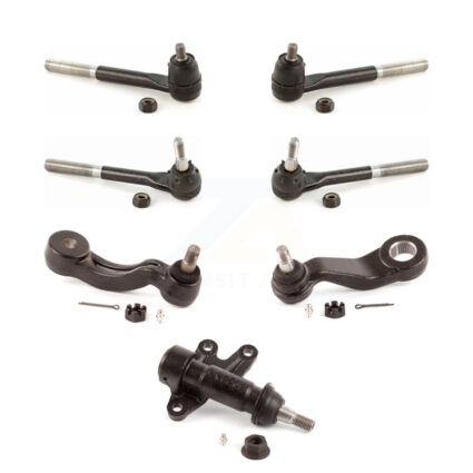 Front Inner Outer Tie Rod Pitman Idler Arm & Bracket Kit (7Pc) For C1500 Chevrolet GMC KTR-105105