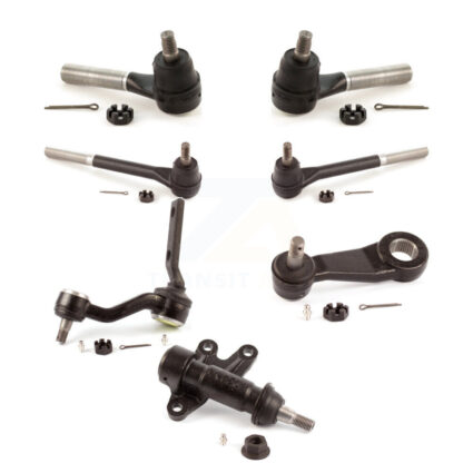 Front Inner Outer Tie Rod End Pitman Idler Arm & Bracket Kit (7Pc) For Chevrolet Blazer KTR-105110