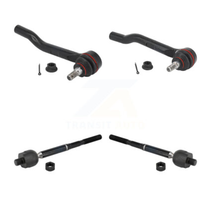 Front Outer & Inner Steering Tie Rod End Kit For 2018-2024 Honda Odyssey KTR-105130