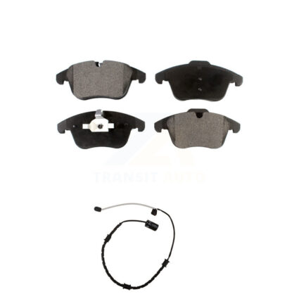 Front Ceramic Brake Pad & Wear Sensor Kit For 2007 Jaguar XK with Composite KTW-100031