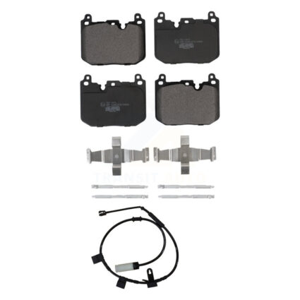 Front Ceramic Brake Pads Wear Sensor Kit For 15 Mini Cooper S/John Works with 1.6L KTW-100109