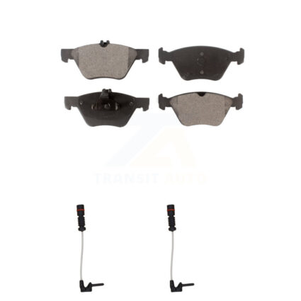 Front Ceramic Brake Pads Wear Sensor Kit For Mercedes-Benz E320 Chrysler Crossfire CLK320 KTW-100863