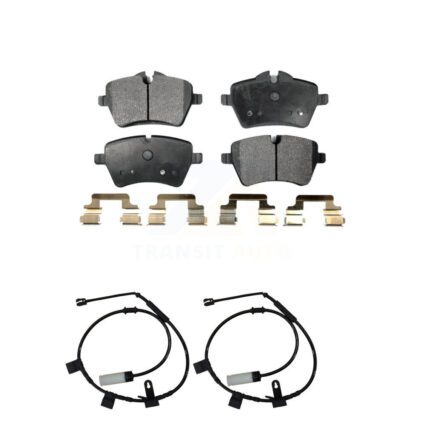 Front Ceramic Brake Pad & Wear Sensor Kit For Mini Cooper With 294mm Diameter Rotor KTW-100868