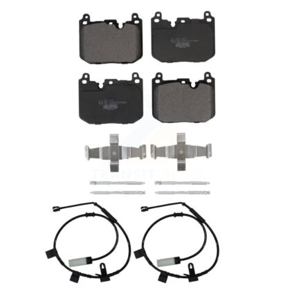 Front Ceramic Brake Pads Wear Sensor Kit For 15 Mini Cooper S/John Works with 1.6L KTW-100870