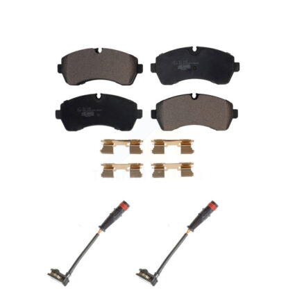 Front Ceramic Brake Pads Wear Sensor Kit For Mercedes-Benz Sprinter 2500 3500 4500 3500XD KTW-100980