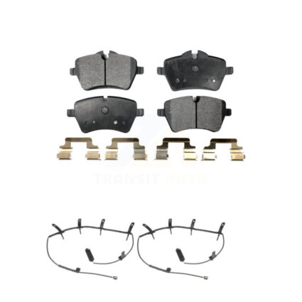 Front Ceramic Brake Pad & Wear Sensor Kit For Mini Cooper With 294mm Diameter Rotor KTW-100986