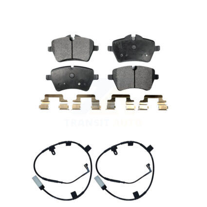 Front Ceramic Brake Pad & Wear Sensor Kit For Mini Cooper With 294mm Diameter Rotor KTW-100990