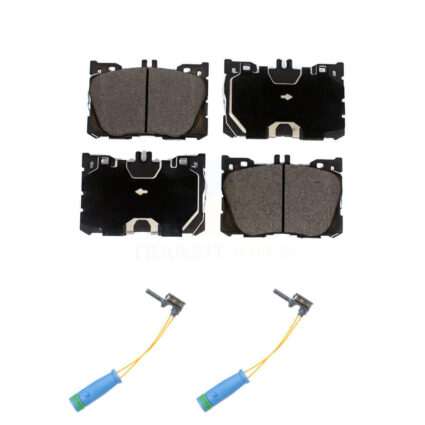 Front Ceramic Brake Pads Wear Sensor Kit For Mercedes-Benz GLC300 C43 AMG GLC43 E450 E300 KTW-101061