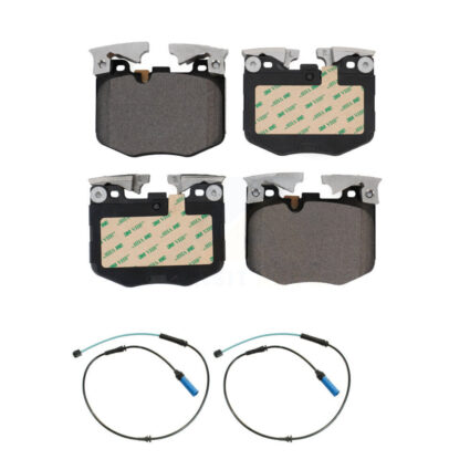Front Ceramic Brake Pad & Wear Sensor Kit For BMW 530i xDrive 530e 540i 640i Gran Turismo KTW-101084