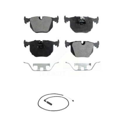 Rear Ceramic Disc Brake Pads And Wear Sensors Kit For 2004-2010 BMW X3 KTW-101087