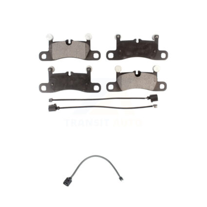 Rear Ceramic Disc Brake Pads And Extra Wear Sensors Kit For Porsche Cayenne with Harness KTW-101125