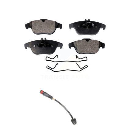 Rear Ceramic Disc Brake Pads And Wear Sensors Kit For 2011 Mercedes-Benz C63 AMG 6.3L KTW-101148