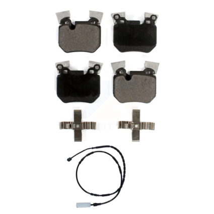 Rear Ceramic Disc Brake Pads And Wear Sensors Kit For 2012-2013 BMW 135i 3.0L KTW-101211