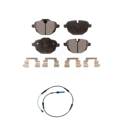 Rear Ceramic Brake Pads Wear Sensor Kit For BMW 530i xDrive Without Blue Painted Calipers KTW-101220