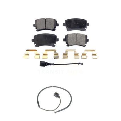 Rear Ceramic Disc Brake Pads And Extra Wear Sensors Kit For Volkswagen Phaeton Audi S6 KTW-101232