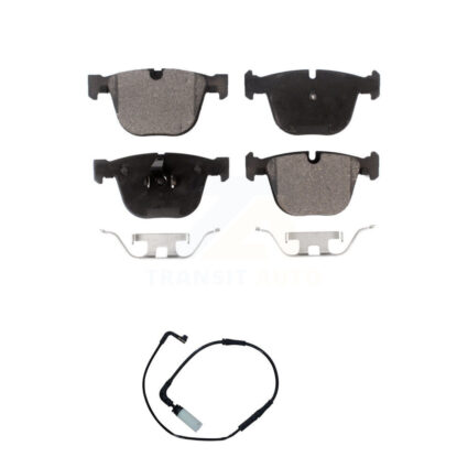 Rear Ceramic Disc Brake Pads And Wear Sensors Kit For BMW 650i 645Ci 550i M5 M6 545i 535i KTW-101243