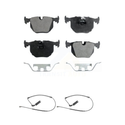 Rear Ceramic Disc Brake Pads And Wear Sensors Kit For 2000-2006 BMW X5 KTW-101250