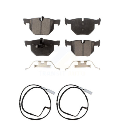 Rear Ceramic Disc Brake Pad And Wear Sensor Kit For BMW 335i xDrive 335xi 330i 330xi 335d KTW-101280