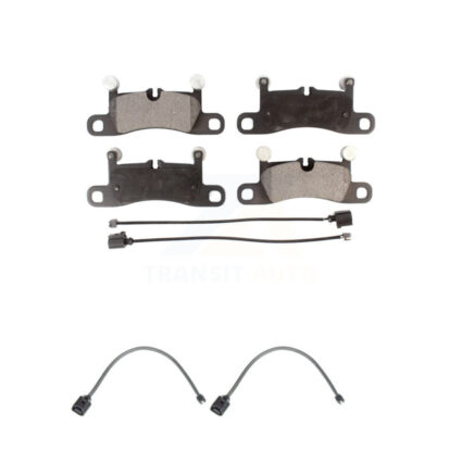 Rear Ceramic Disc Brake Pads And Extra Wear Sensors Kit For Porsche Cayenne with Harness KTW-101282