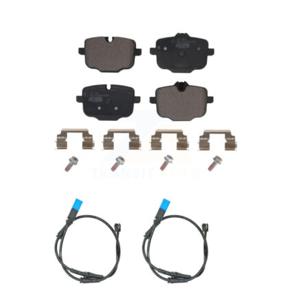 Rear Ceramic Disc Brake Pads And Wear Sensors Kit For BMW X3 KTW-101285