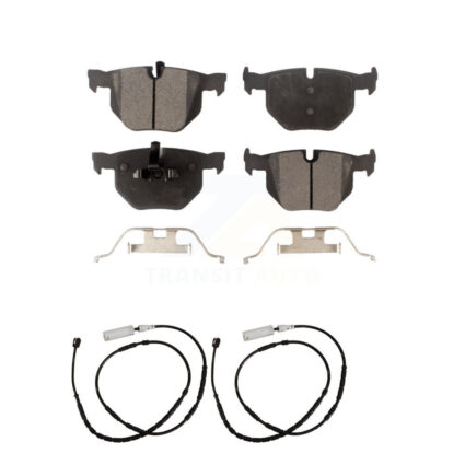 Rear Ceramic Disc Brake Pads And Wear Sensor Kit For 2013-2015 BMW X1 xDrive35i with 3.0L KTW-101300
