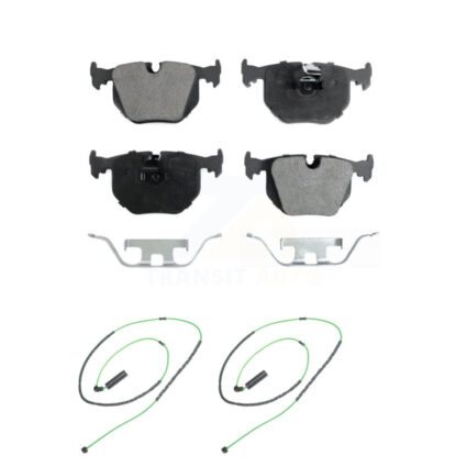 Rear Ceramic Disc Brake Pads And Wear Sensors Kit For 2001-2006 BMW M3 3.2L KTW-101323