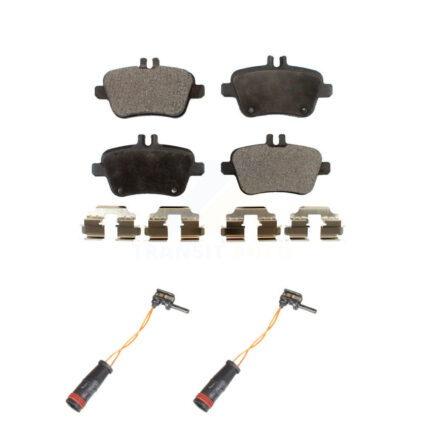 Rear Ceramic Disc Brake Pads And Wear Sensors Kit For Mercedes-Benz SLK350 KTW-101344