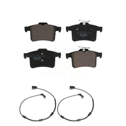 Rear Ceramic Disc Brake Pads And Wear Sensors Kit For Jaguar XF XJ XFR XKR XFR-S XJR KTW-101362