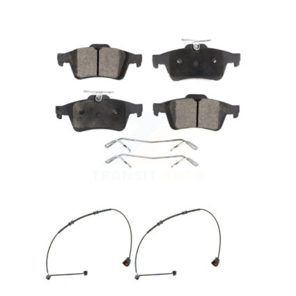 Rear Ceramic Disc Brake Pads Wear Sensor Kit For Jaguar XK XKR 4.2L with rear brakes KTW-101367