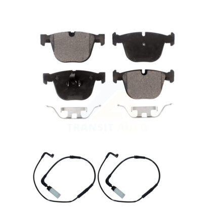 Rear Ceramic Disc Brake Pads And Wear Sensors Kit For BMW 650i 645Ci 550i M5 M6 545i 535i KTW-101400