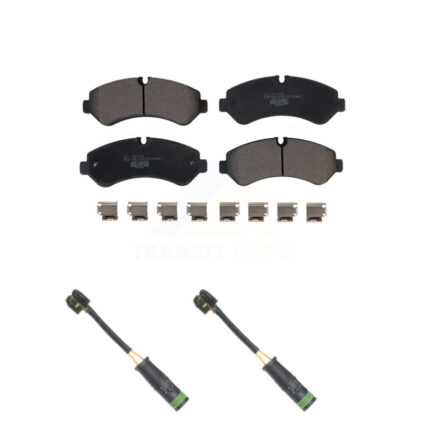 Rear Ceramic Disc Brake Pads Wear Sensor Kit For Mercedes-Benz Sprinter 4500 Freightliner KTW-101505