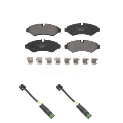 Rear Ceramic Disc Brake Pads Wear Sensor Kit For Mercedes-Benz Sprinter 4500 Freightliner KTW-101506