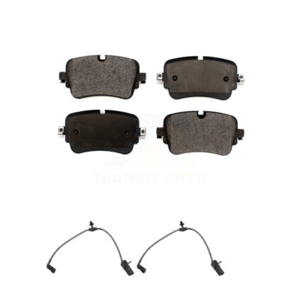 Rear Ceramic Disc Brake Pads And Wear Sensors Kit For Audi Q7 Q8 A8 Quattro KTW-101508