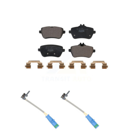 Rear Ceramic Disc Brake Pads And Wear Sensors Kit For 2020 Mercedes-Benz S450 3.0L KTW-101509